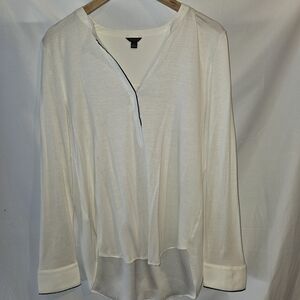 Ann Taylor Cream Blouse